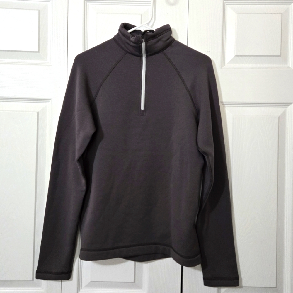 Gray 1/4 Zip Sweatshirt Moisture Wicking, Size Medium, New With Tags